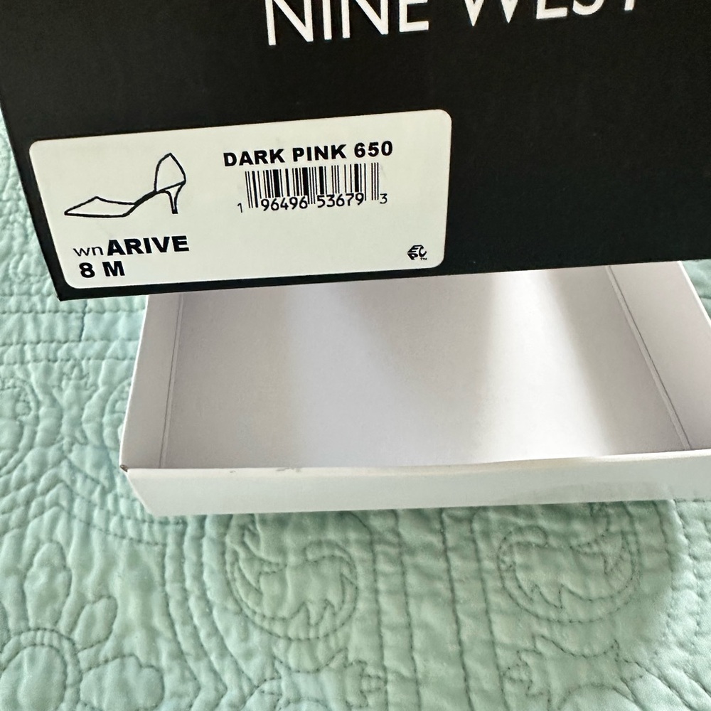 Nine West Pink Heels Suede Elegance - Picture 2 of 8